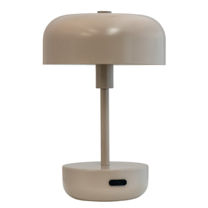 Haipot LED Genopladelig Bordlampe - Gråbrun