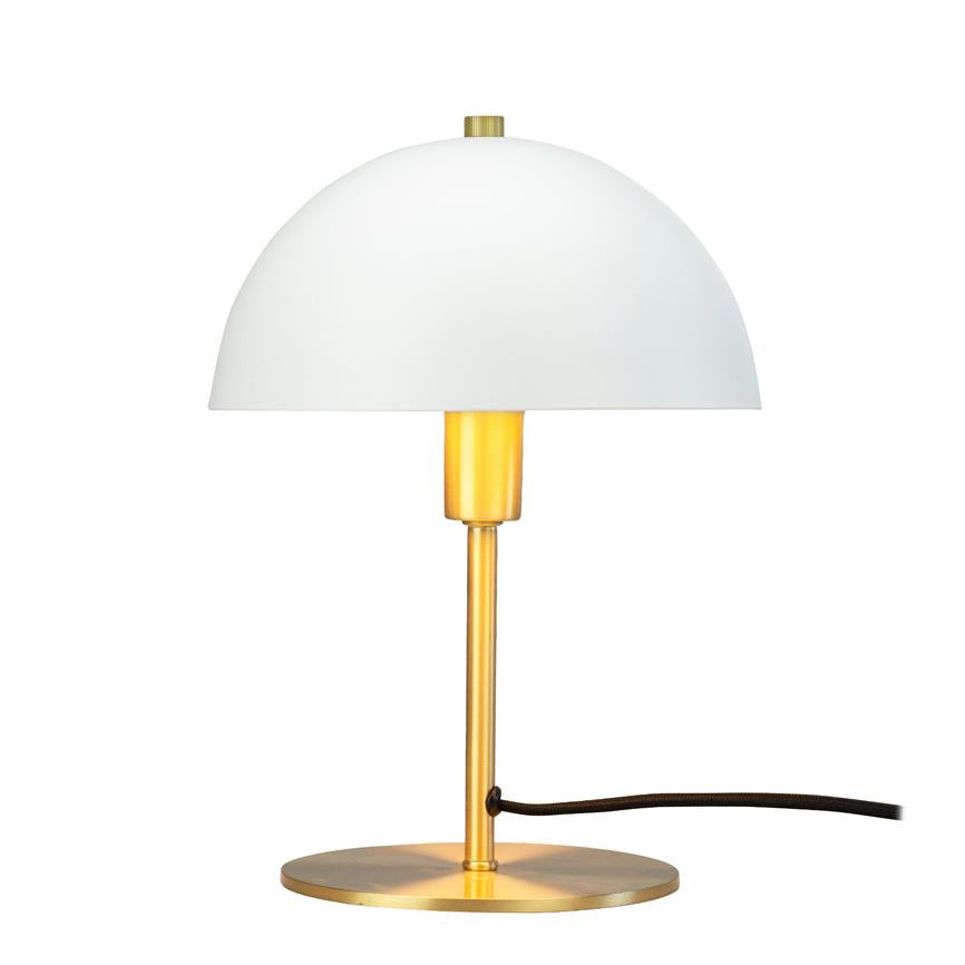 Malmø Bordlampe - Hvid/Messing