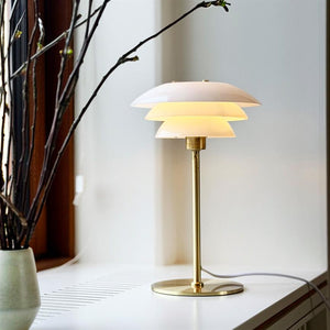 DL20 Bordlampe - Opal/Messing