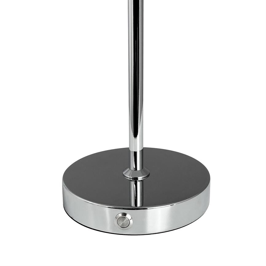 Stockholm LED Genopladelig Bordlampe V. 2.0 - Krom