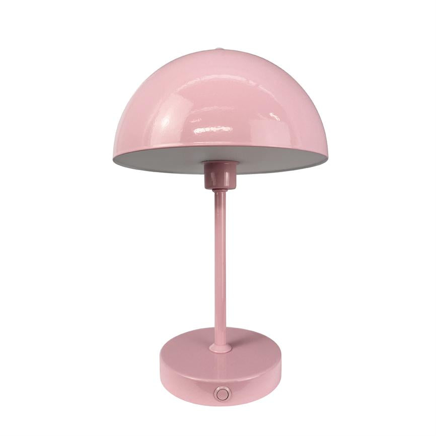 Stockholm LED Genopladelig Bordlampe V. 2.0 - Lyserød