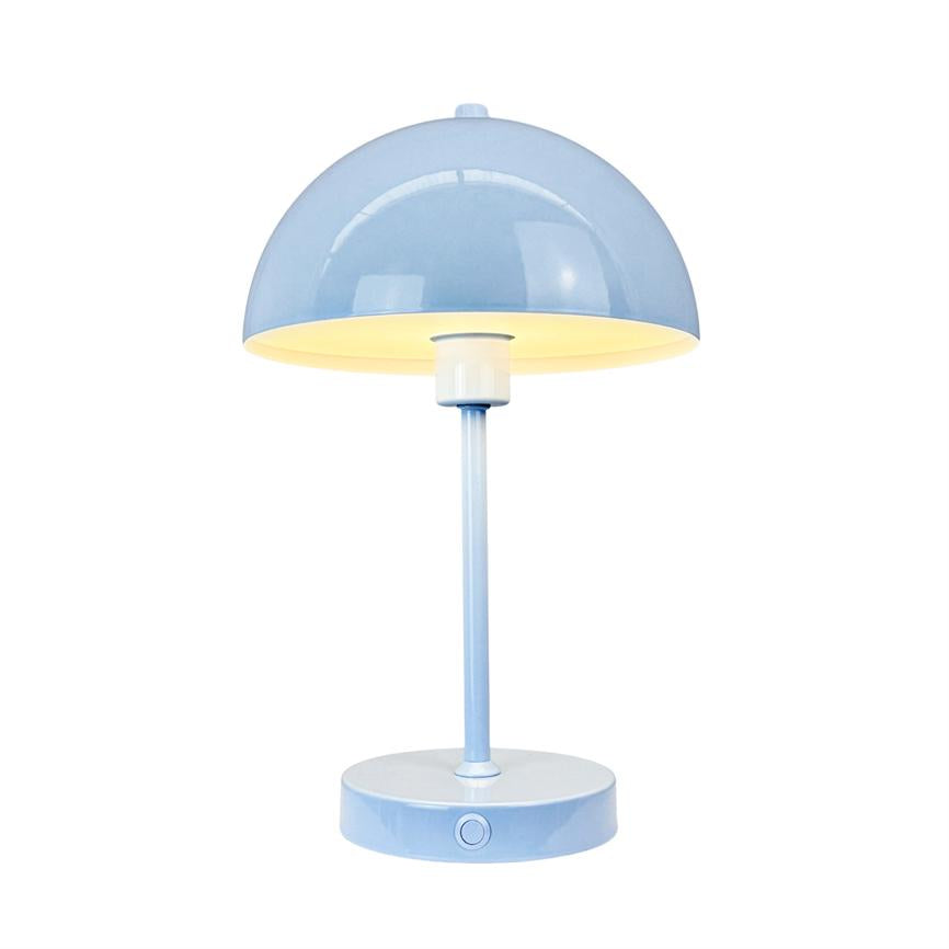 Stockholm LED Genopladelig Bordlampe V. 2.0 - Isblå