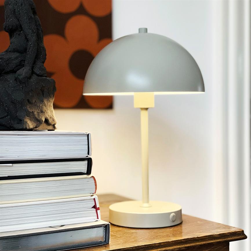 Stockholm LED Genopladelig Bordlampe V. 2.0 - Cool grey