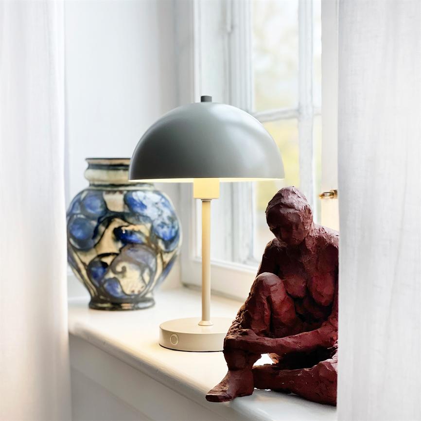 Stockholm LED Genopladelig Bordlampe V. 2.0 - Cool grey