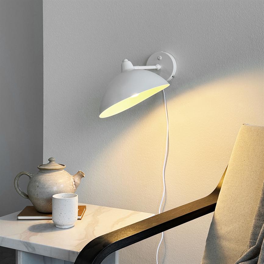 Futura Væglampe - Hvid