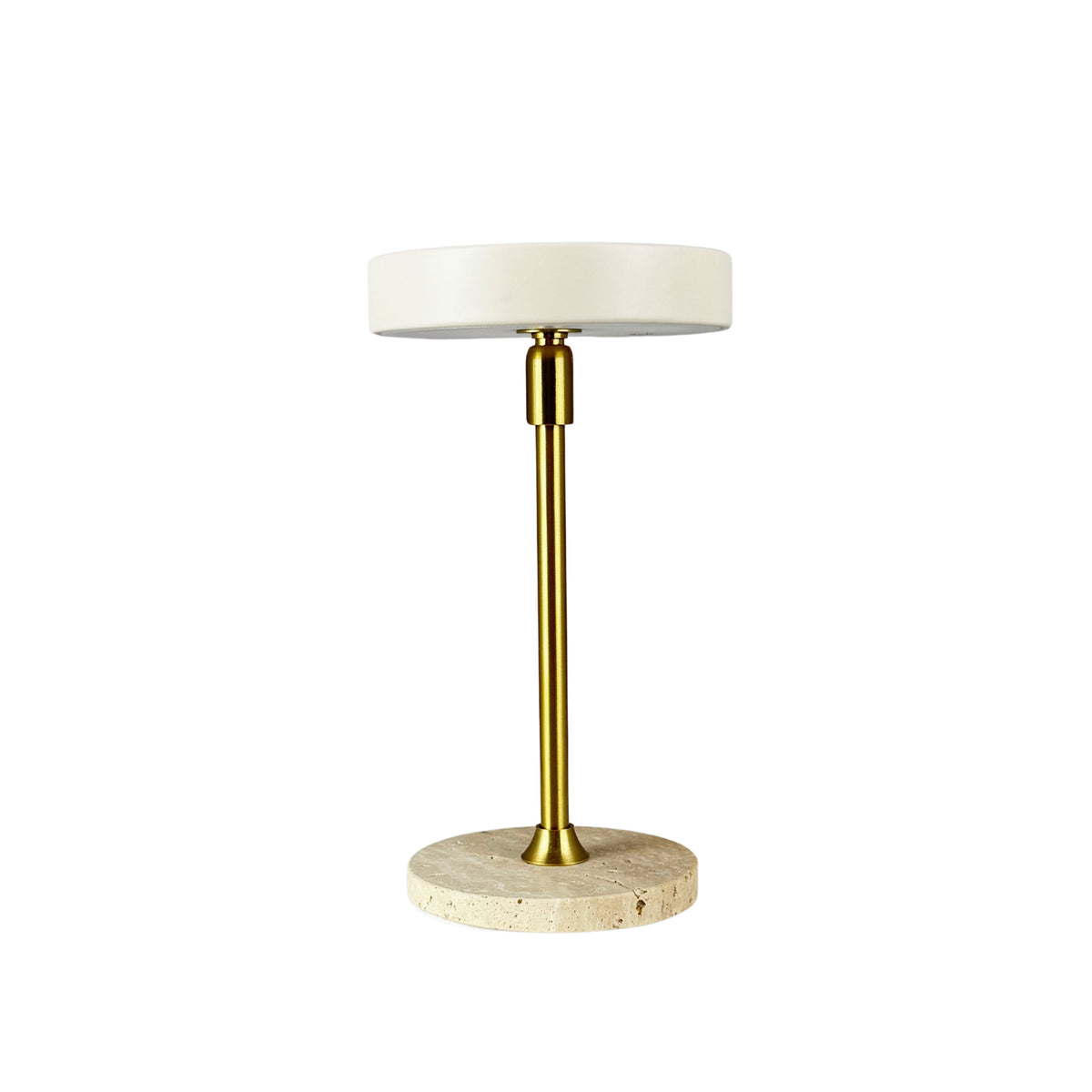 Moonlight LED Mini Genopladelig Bordlampe - 2 Stk - Beige/Travertin