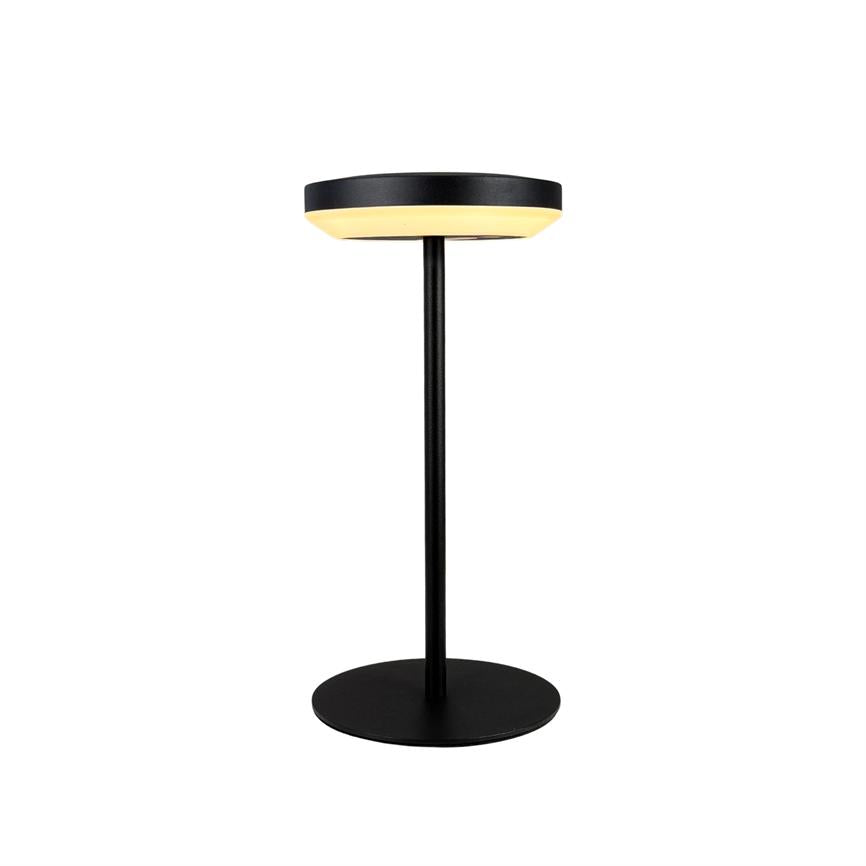 Otera Solar Bordlampe 25 cm -Sort