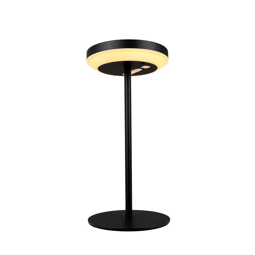 Otera Solar Bordlampe 25 cm -Sort