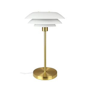 DL31 Bordlampe - Hvid/Messing