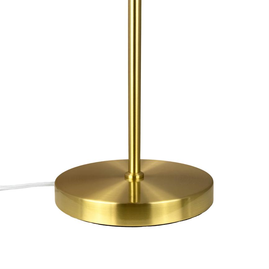 DL31 Bordlampe - Hvid/Messing