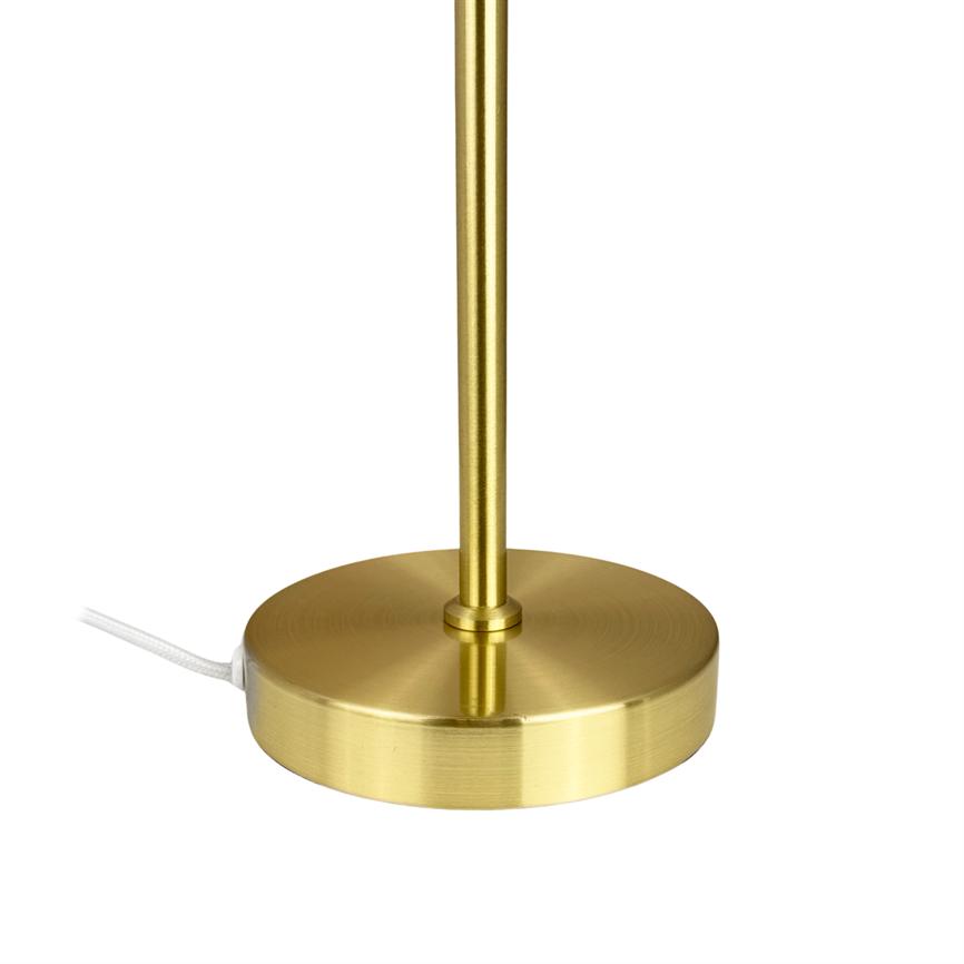 DL20 Bordlampe - Hvid/Messing