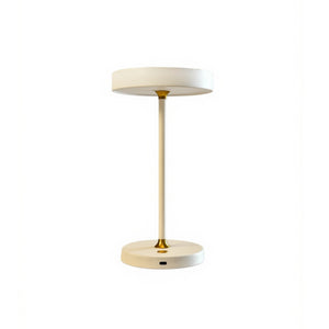 Starlight LED Genopladelig Bordlampe - Råhvid/Messing