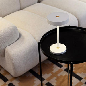 Starlight LED Genopladelig Bordlampe - Råhvid/Messing