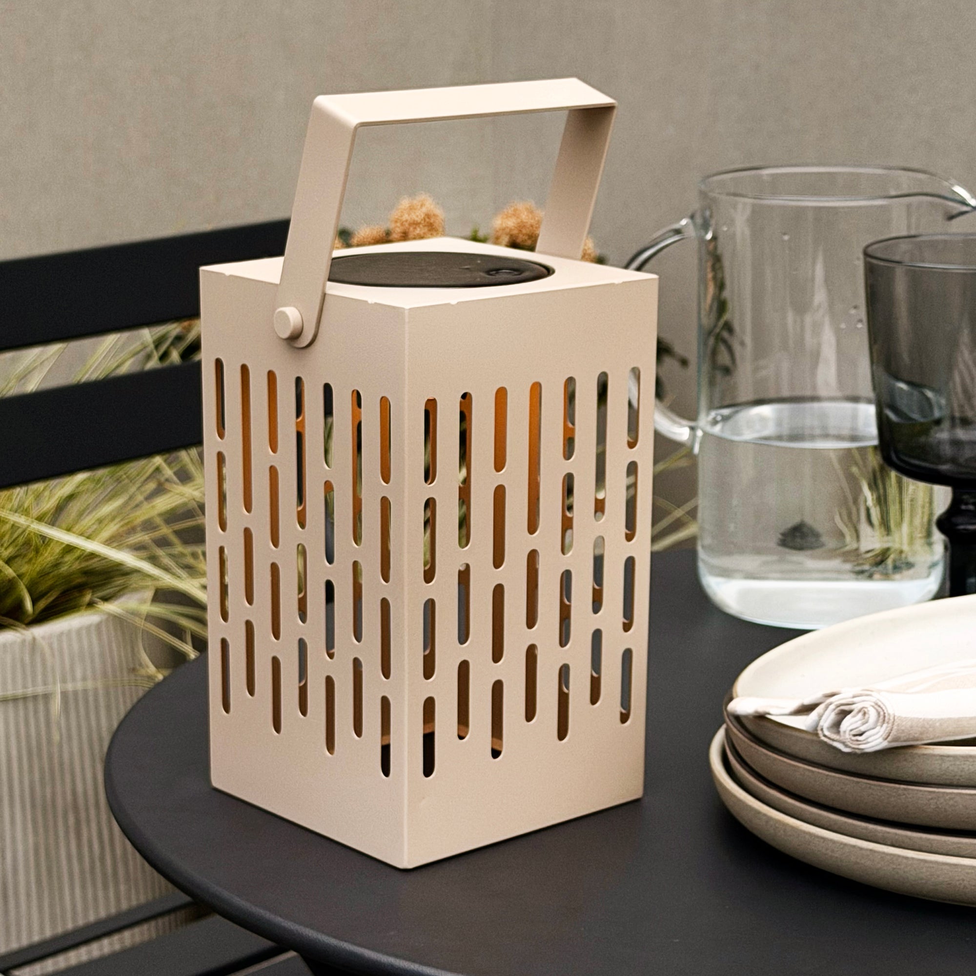 Luma Solar Lanterne - Beige